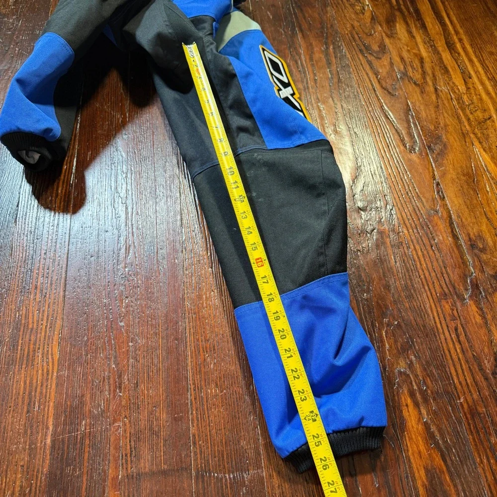 AXO Motocross Racing Pants Mens 30 Blue Black Padded MX Dirt Bike Gear